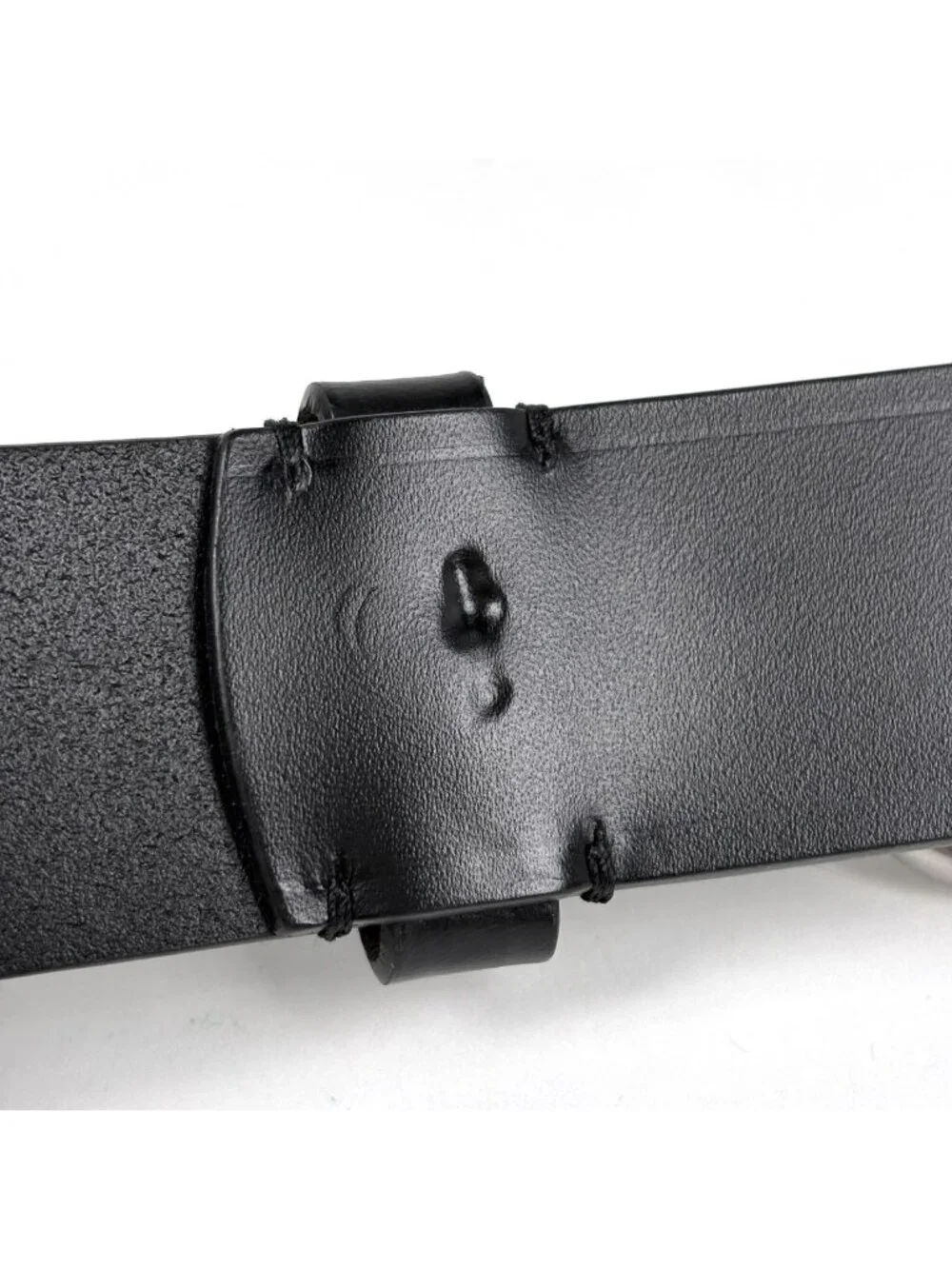Balenciaga BB Large Belt Leather Black